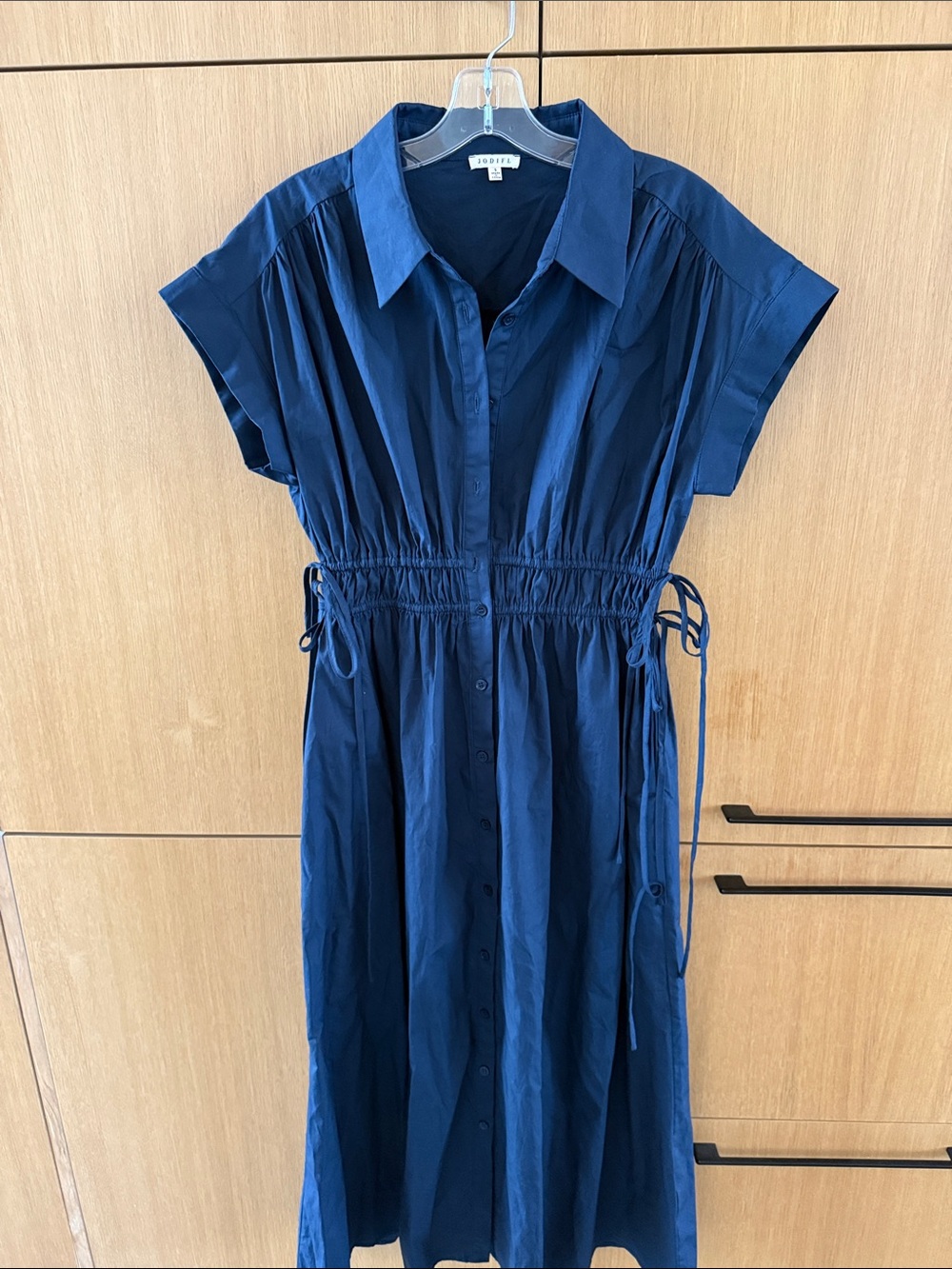 Jodifl Collard Navy Blue Dress women’s size Small - Picture 4 of 9